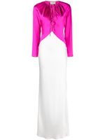 V:PM ATELIER robe en satin Emmy - Rose