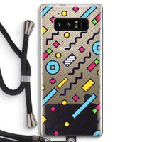 8-bit N°8: Samsung Galaxy Note 8 Transparant Hoesje met koord