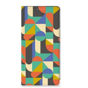 Samsung Galaxy S24 Plus Hoesje met Magneet Funky Retro