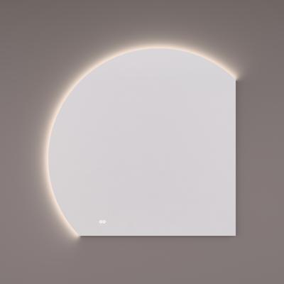 Spiegel Hipp Design SPV ML Rond Links 120x100 cm Met Verlichting Incl. Spiegelverwarming Spiegel Hipp Design SPV ML Rond Links 120x100 cm Met Verlichting Incl. Spiegelverwarming