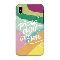 Don't call: iPhone X Tough Case