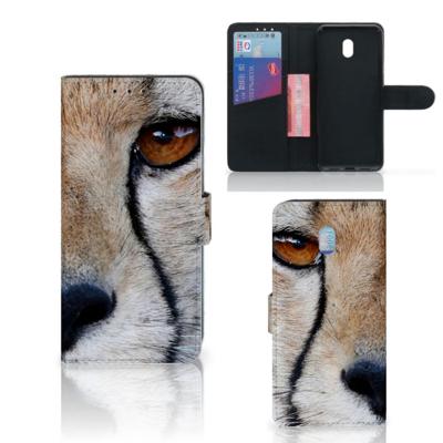 Xiaomi Redmi 8A | Telefoonhoesje | Met pasjeshouder | Cheetah