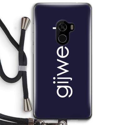 Gijweet: Xiaomi Mi Mix 2 Transparant Hoesje met koord