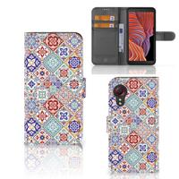Samsung Galaxy Xcover 5 | Bookcase | Tiles Color