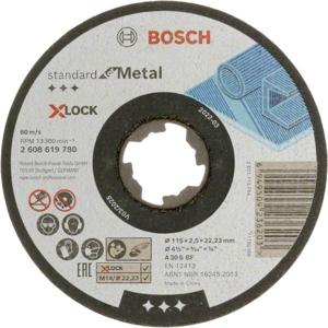 Bosch Accessories Standard for Metal 2608619780 Doorslijpschijf recht 115 mm 1 stuk(s) Metaal