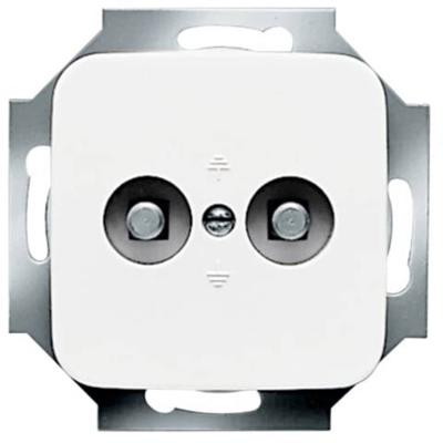 Busch-Jaeger 2CKA002495A0059 Afdekking 2-voudig Wit, Zuiver wit (RAL 9010) 1 stuk(s)