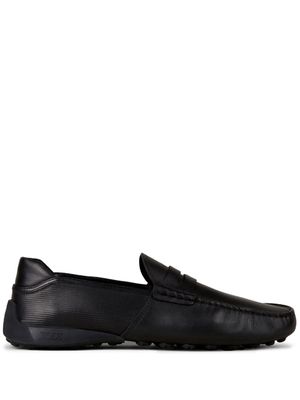 Tod's Automobili Lamborghini mocassins en cuir - Noir