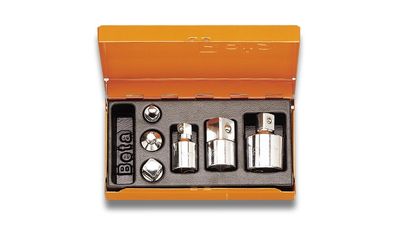 Beta 6-delige set verloopdoppen voor dopsleutels (art. 900/16, 900/15, 910/16, 920/15, 920/16, 928/15) 902R/C6 - 009020814