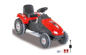JAMARA tractor Ride On Big Wheel 12 V junior 114 x 53 cm rood