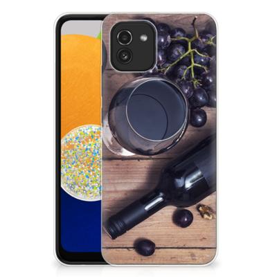 Samsung Galaxy A03 | Siliconen Case | Wijn