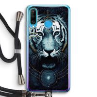 Darkness Tiger: Huawei P30 Lite Transparant Hoesje met koord
