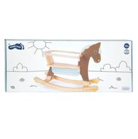 Small Foot hobbelpaard met zitje bruin
