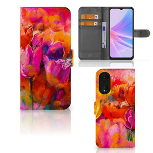 Hoesje OPPO A78 5G | A58 5G Tulips