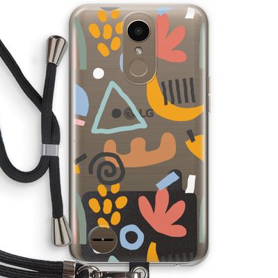 Abstract: LG K10 (2017) Transparant Hoesje met koord
