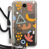 Abstract: LG K10 (2017) Transparant Hoesje met koord