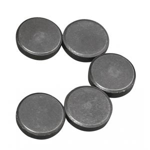 Rayher hobby en knutselen magneten - 5x stuks - formaat D20 x H5 mm - metaal - rond