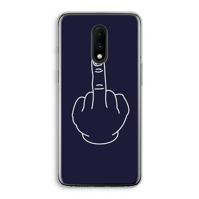 F**k U: OnePlus 7 Transparant Hoesje