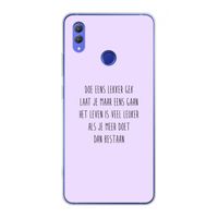 Gek: Honor Note 10 Transparant Hoesje