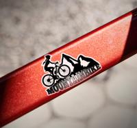 Mountainbike fiets sticker