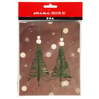 Creativ Company Mini creative kit macrame kerstboom