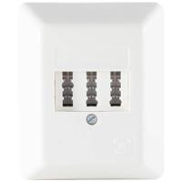 Shiverpeaks BS74050W Telefoonaansluitdoos Telefoon Opbouw (op muur) Wit