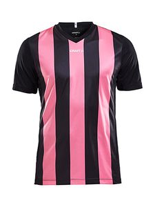 Craft 1905584 Progress Stripe Jersey JR - Black/Pop - 134/140