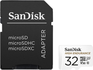 SanDisk High Endurance flashgeheugen 32 GB MicroSDHC UHS-I Klasse 10