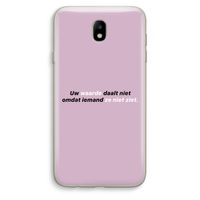 uw waarde daalt niet: Samsung Galaxy J7 (2017) Transparant Hoesje