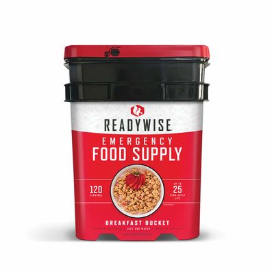 Readywise Readywise 120 porties gevriesdroogde vegetarische ontbijt maaltijden