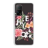 Hello in flowers: Xiaomi Mi 10T 5G Transparant Hoesje