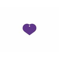 Naamplaatje Imarc Heart Lila