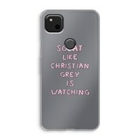 Christian Grey: Google Pixel 4a Transparant Hoesje