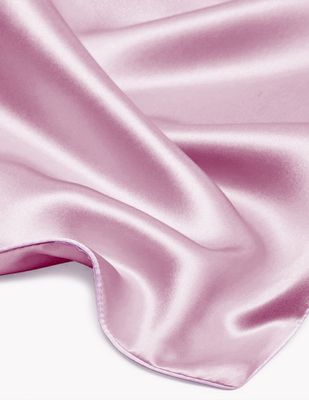 Zijden Kussensloop inSilk Collection, Kleur Zacht rose, Afmeting 60 x 70 cm