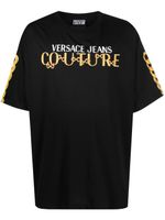 Versace Jeans Couture t-shirt à détail de chaine - Noir - thumbnail