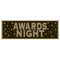Awards night banner 150 x 53 cm - thumbnail