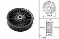 Geleide rol/omdraairol, Poly V-riem INA, Diameter (mm)109mm, u.a. für Mercedes-Benz, Opel, Vauxhall, Jeep, Infiniti