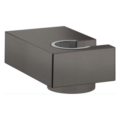 Hansgrohe Handdouchehouder Porter E Wand Geborsteld Zwart Chroom