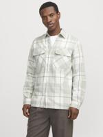 Jack & Jones Jprccraymond Spring Check Overshirt Sn Overshirt Aqua Gray