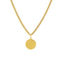 Gepersonaliseerde neusafdruk ketting - Stainless steel - Goud - 13 mm