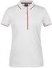 James & Nicholson JN727 Ladies´ Polo Stripe - White/Red - M