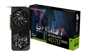 Gainward GeForce RTX 4070 SUPER Ghost grafische kaart DLSS 3, 3x DisplayPort, 1x HDMI 2.1