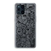 Vexx Black City : Oppo Find X3 Transparant Hoesje