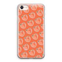 Just peachy: iPhone 8 Transparant Hoesje