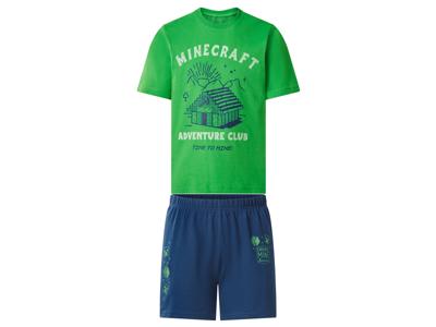 Kinder pyjama (Groen/donkerblauw, 146/152)