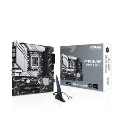 Asus PRIME B760M-A WIFI Moederbord Socket Intel LGA 1700 Vormfactor Micro-ATX Moederbord chipset Intel® B760