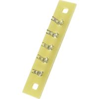 TRU COMPONENTS Soldeerlijst Enkele rij Totaal aantal polen 5 Epoxide (l x b x h) 45 x 9 x 1.5 mm 1 stuk(s)