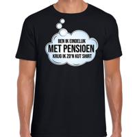 Ben ik eindelijk met pensioen cadeau t-shirt - kut shirt - zwart - voor heren - fun teksten