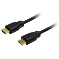 LogiLink CH0005 HDMI-kabel HDMI Aansluitkabel HDMI-A-stekker, HDMI-A-stekker 0.50 m Zwart 4K UHD - thumbnail