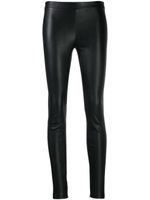 Vince pantalon slim en cuir - Noir