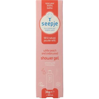 Seepje Showergel white peach and cedarwood navulling